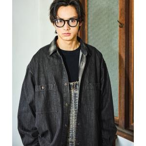 シャツ Plaid Panel Denim Shirt「niko and ...JEANS」 メンズ