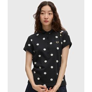 フレッドペリー ポロシャツ ポロ Amy Winehouse Polka Dot Polo Shirt／エイミー・ワインハウス ポルカドットポロシャツ レディース