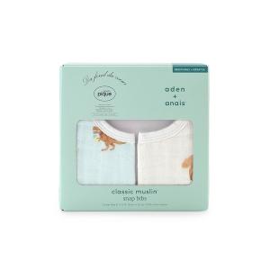 マタニティ aden + anais スナップビブ gelato pique ダイナソー・ベア 2枚
