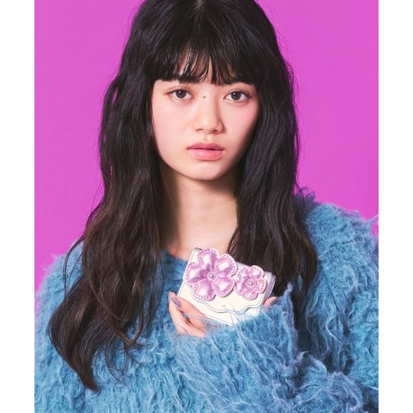 ミニ 財布 Casselini(キャセリーニ)ぷっくりフラワーウォレット レディース