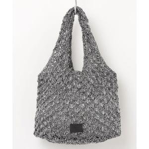 ハンドバッグ 「Swaraj/スワラージ」手編みのメタリックマクラメ・ハンドBAG
