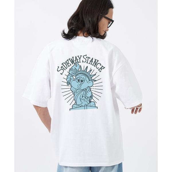 tシャツ 「SIDEWAYSTANCE」自由の女神半袖Tシャツ 70488 メンズ