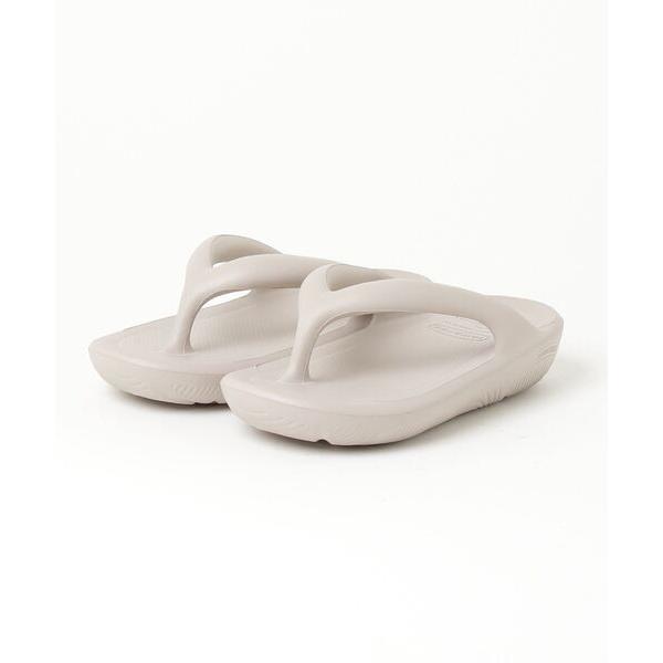 「TAW&amp;TOE」 フラットサンダル X-SMALL ライトグレー レディース