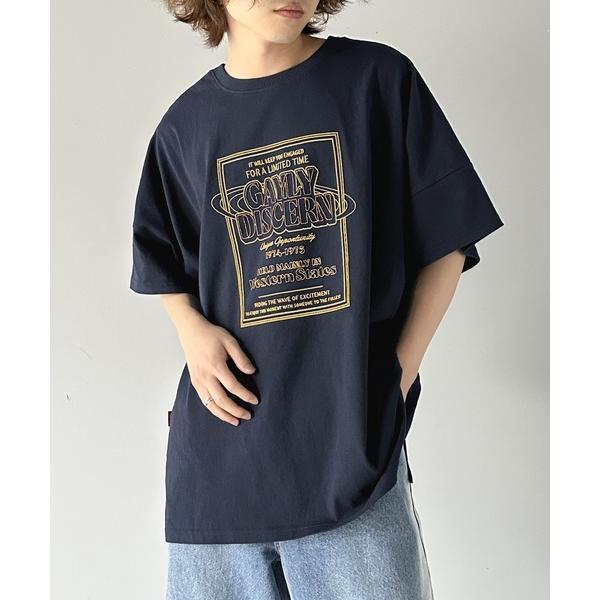 「Java」 半袖Tシャツ X-LARGE ネイビー メンズ
