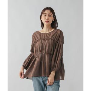 「GLOBAL WORK」 長袖ブラウス MEDIUM ブラウン系その他6 レディース