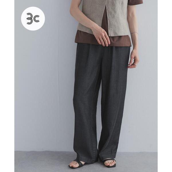 ワイドパンツ ジーンズ デニム デニムパンツ リヨセルデニムイージーパンツ レディース