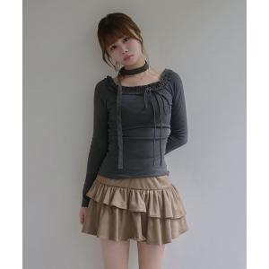 tシャツ Check choker vivian tops / チェックチョーカーヴィヴィアントップス レディース