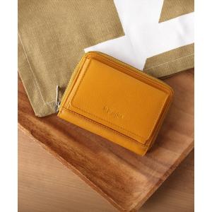財布 「le prairies」牛革BOX小銭入付きコンパクト財布 レディース メンズ