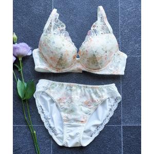 ブラジャー ショーツセット 丸胸レーシィブラ＆ショーツセット｜B〜Fカップ・ワイヤーあり・レース