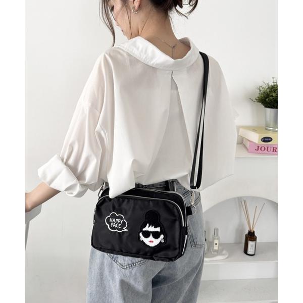 ショルダーバッグ バッグ エマ３Ｆ刺繍ショルダーＢＫ レディース