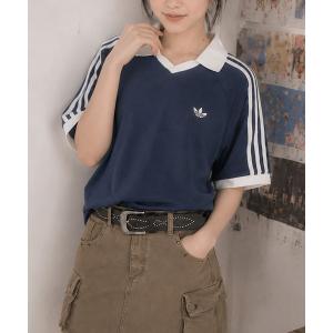アディダス　adidas ポロシャツ ポロ 「adidas/アディダス」半袖ポロシャツ/アディカラー テリー 半袖 ポロシャツ レディース