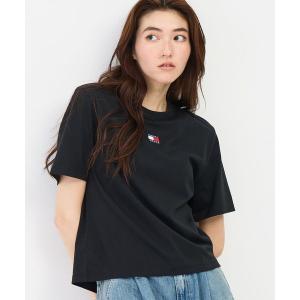 tシャツ 半袖 「オンライン限定」バッジボクシーTシャツ レディース
