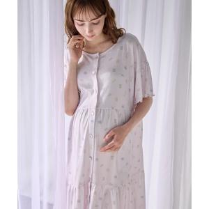 マタニティパジャマ 授乳ブラ マタニティ 「親子でお揃い」マタニティ ルームワンピース｜綿100％ アニマル柄 授乳対応 ネグリジェ パジャマ 産前産後対応｜ZOZOTOWN Yahoo!店
