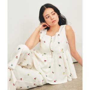 ブラウス シャツ 「Fruit Series」フルーツペプラムブラウス レディース
