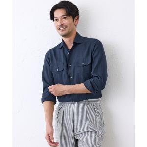 シャツ リネンワンピースカラーシャツ メンズ