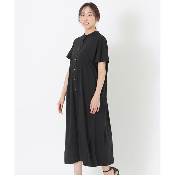 ワンピース 半袖 「DRESOPHY」シルキースムースワンピース