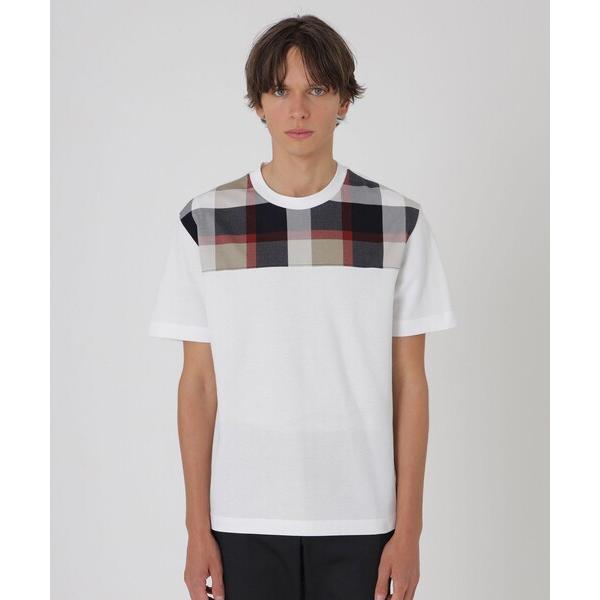 tシャツ 「一部店舗限定」パネルクレストブリッジチェックTシャツ メンズ