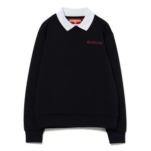 トレーナー スウェット ORANGE LABEL / 襟付き プルオーバー スウェット レディース