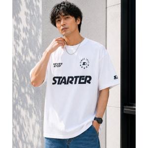 tシャツ STARTER スターター メンズ半袖Tシャツ デザインロゴ ゲームシャツ メンズ レディース