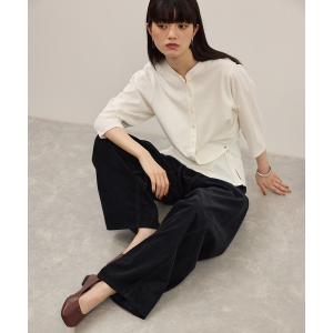 ワイドパンツ パンツ コーデュロイ 「定番」・「一部WEB限定カラー」ガーメントダイコーデュロイパンツ レディース