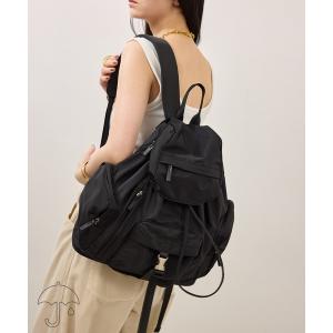 デイバック リュック 「WEB限定」撥水アウトポケットリュック レディース
