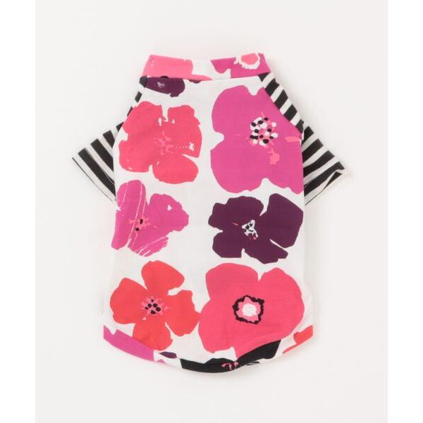 犬 服 FLORAL PRINT T-SHIRT