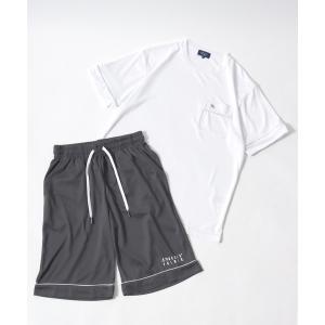 パジャマ 2026SS Arnold Palmer/アーノルドパーマー マイクロメッシュ 吸水速乾 ワンポイントロゴ 半袖Tシャツ×ハーフパンツ/セットアップ/上下セット