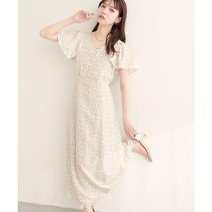 JUN&ROPE'（ジュンアンドロペ） ワンピース フラミンゴ柄ノースリーブ
