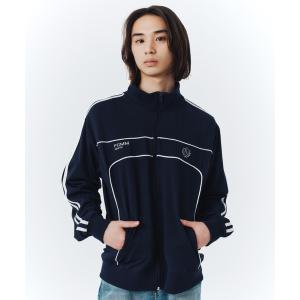 「FCMM」 ジャージブルゾン MEDIUM ネイビー メンズ