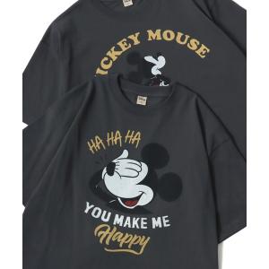 「Disney」 半袖Tシャツ M グレー レディース