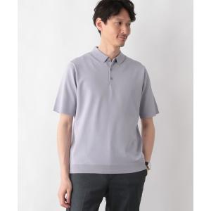 「GLOBAL WORK」 半袖ニット MEDIUM ラベンダー メンズ