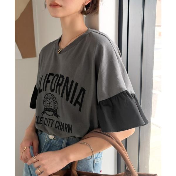 「Java」 半袖Tシャツ MEDIUM チャコール レディース