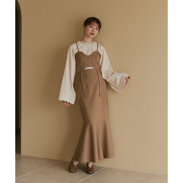 「moi tytto」 セットアップ SMALL ベージュ レディース