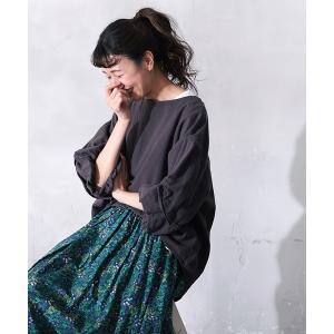 「soulberry」 7分袖ブラウス M スミクロ レディース