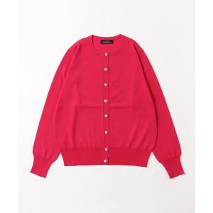 「green label relaxing」 ニットカーディガン FREE ピンク レディース