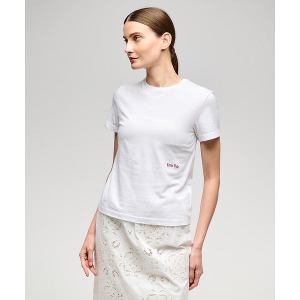 tシャツ 半袖 Ernie Palo / 刺繍Tシャツ「ESTNATION EXCLUSIVE」 レ...