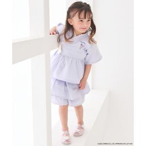 甚平 浴衣 「サンリオキャラクターズ」ペプラムフリル甚平 キッズ 子供 女の子