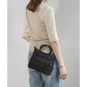 ショルダーバッグ バッグ メタリックフラワー2WAYバッグ レディース