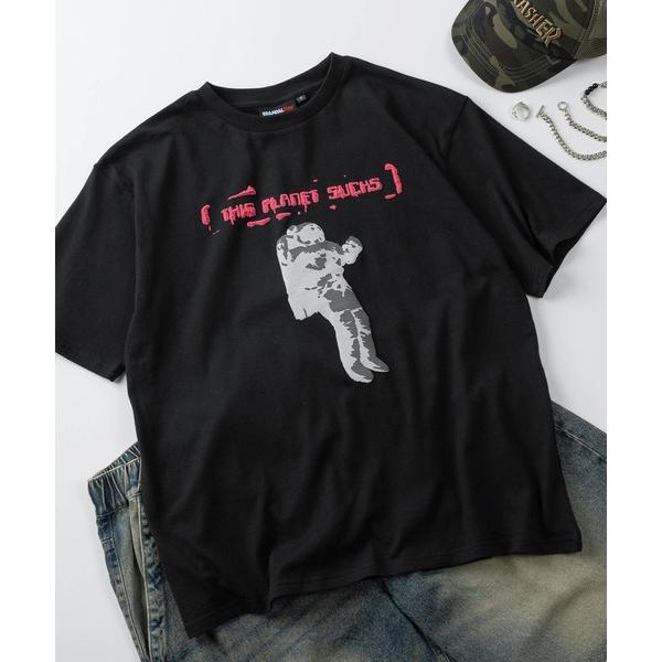 tシャツ 「70」「BRANDALISED/ブランダライズド」バンクシー アートグラフィック 3Dプ...