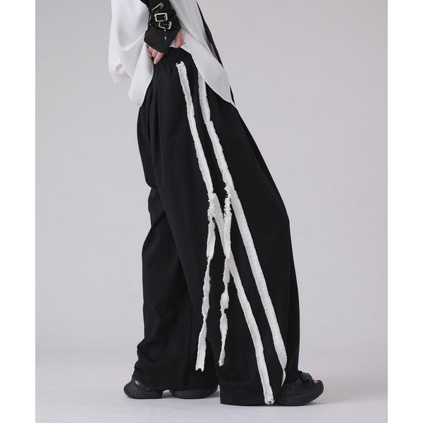 ワイドパンツ パンツ フリンジラインワイドパンツ/SETUP対応 メンズ レディース