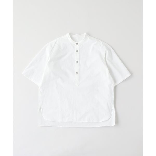 シャツ 半袖 ETS.MATERIAUX(マテリオ) Sulfur Dyed スタンドシャツ メンズ...