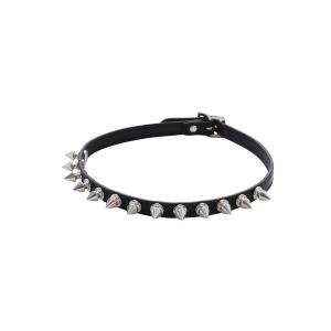チョーカー STUDDED LEATHER CHORKER メンズ