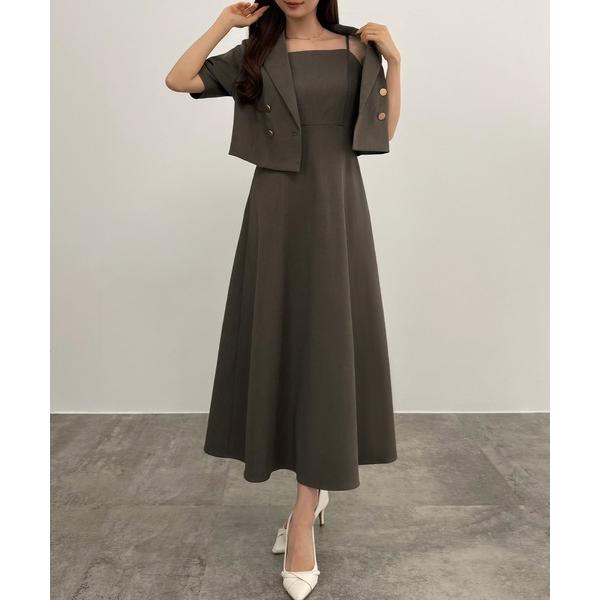 「CENEA」 セットアップ X-LARGE チャコール レディース