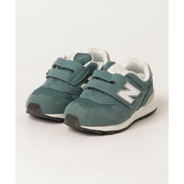 「New Balance」 「KIDS」ローカットスニーカー 14cm グリーン キッズ
