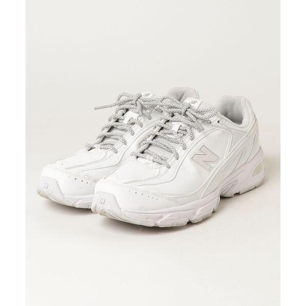 「New Balance」 ローカットスニーカー 26.5cm ホワイト レディース