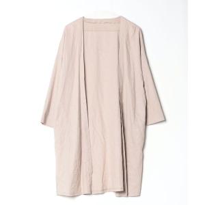 「junoah」 7分袖シャツ M ブラウン メンズ