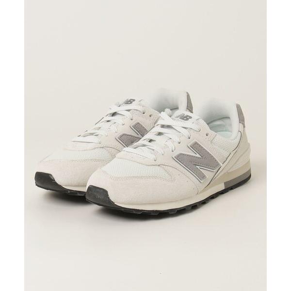 「New Balance」 ローカットスニーカー 24cm ライトグレー レディース