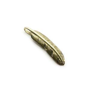 チャーム good vibrations グッドバイブレーション フェザーデザインブラスペンタントトップ S size レディース メンズ