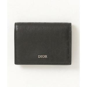「Dior homme」 グラビティ エンボス カードケース - ブラック メンズ