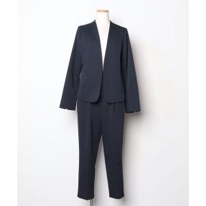 「haco!」 セットアップ LARGE ネイビー レディース
